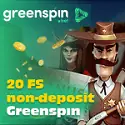 GreenSpin Casino 20 free spins no deposit bonus